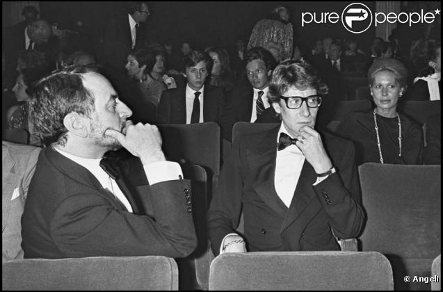 Yves Saint-Laurent et Pierre Bergé à Paris en 1976 ! 