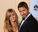 Jennifer Aniston et Gerard Butler lors de la 67e cérémonie des Golden Globes à Los Angeles le 17 janvier 2010
