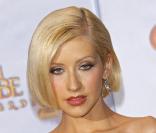 Christina Aguilera lors de la 67e cérémonie des Golden Globes à Los Angeles le 17 janvier 2010