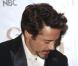 Meilleur acteur dans une comédie (Sherlock Holmes), Robert Downey Jr. avec sa femme Susan, lors de la 67e cérémonie des Golden Globes à Los Angeles le 17 janvier 2010