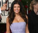 Fergie en robe bustier Dolce & Gabbana  