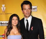 La sexy Fergie et son beau Josh Duhamel à l'occasion de l'after party des Golden Globe Awards, organisée par la Weinstein Company au Bar 210 de Los Angeles, le 17 janvier 2010.