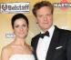 L'acteur Colin Firth et Livia Giuggioli à l'occasion de l'after party des Golden Globe Awards, organisée par la Weinstein Company au Bar 210 de Los Angeles, le 17 janvier 2010.