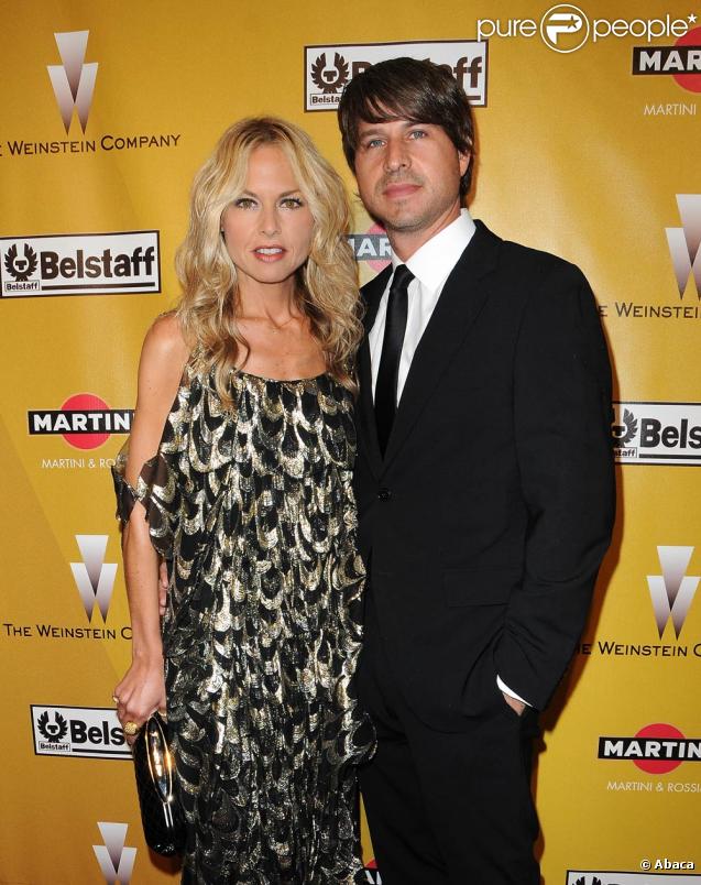 Rachel Zoe et son compagnon Rodger Berman à l'occasion de l'after party des Golden Globe Awards, organisée par la Weinstein Company au Bar 210 de Los Angeles, le 17 janvier 2010.