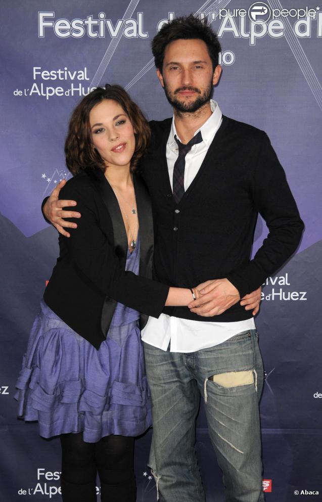Alysson Paradis et Benoît Pétré lors du festival de l'Alpe d'Huez le 20 janvier 2010
