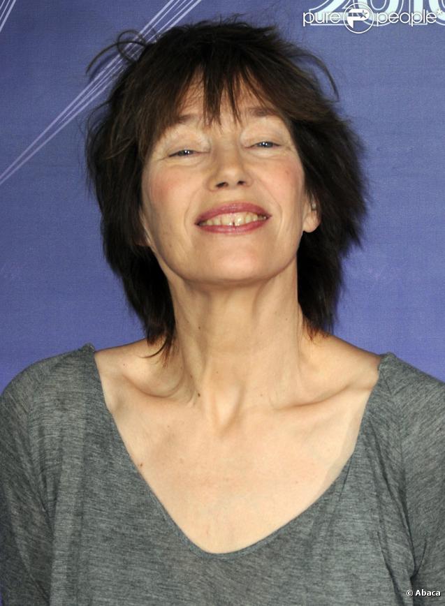 Jane Birkin lors du festival de l'Alpe d'Huez le 20 janvier 2010
