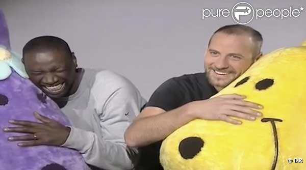 Omar et Fred pour l'opération Les Doudous enchantés