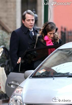 Sarah Jessica Parker et Matthew Broderick ont rendez-vous à New York. 21/01/2010