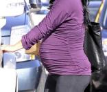 Christina Milian enceinte, à Los Angeles le 14 janvier 2010