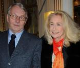 Brigitte Fossey, à l'occasion de la cérémonie de remise des médailles de l'Ordre du Mérite et de l'Ordre des Arts et Lettres, au ministère de la Culture, à Paris, le 26 janvier 2010.