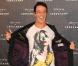 L'animateur Laurent Artufel et son joli T-Shirt Kate Moss, à l'occasion de la soirée organisée en l'honneur du topmodel par la maison Longchamp, au Ritz Club de l'Hôtel Ritz, à Paris, le 27 janvier 2010.