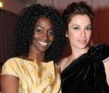 Aïssa Maïga et Aure Atika au Dîner de la mode le 28 janvier 2010