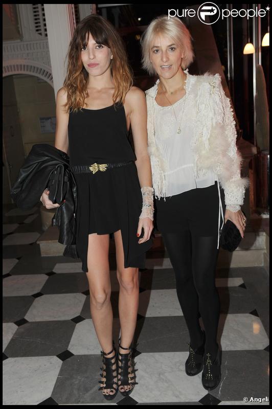 Lou Doillon et Vanessa Bruno au Dîner de la mode le 28 janvier 2010