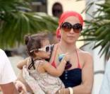Jennifer Lopez et ses enfants à Miami