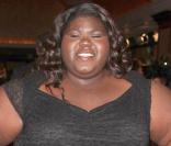 Gabourey Sidibe, à l'occasion de la cérémonie des DGA, à l'Hyatt Regency Century Plaza Hotel de Century City, à Los Angeles, le 30 janvier 2010.