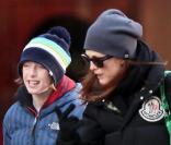 Julianne Moore et son fils Caleb
