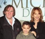 Gérard Depardieu et Nathalie Baye lors de la promotion de Michou d\'Auber