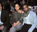 Kanye West et Alexis Phifer au défilé de John Galliano