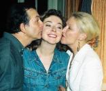 Roland Giraud, Maaïke Jansen et leur fille Géraldine 