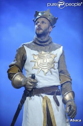 Pierre-François Martin-Laval dans  Spamalot , le 3 février 2010 au théâtre Comédia à Paris.