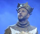 Pierre-François Martin-Laval dans  Spamalot , le 3 février 2010 au théâtre Comédia à Paris.