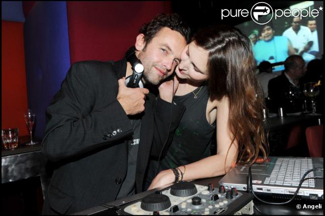 Patrick Mille et Justine Levy mixent pour la soirée Lucky Star au Murano le 4 février 2010