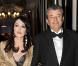 Tarak Ben Ammar et Isabelle Adjani sacrée meilleure actrice aux Globes de Cristal, à Paris, le 8 février 2010 !