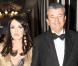 Tarak Ben Ammar et Isabelle Adjani sacrée meilleure actrice aux Globes de Cristal, à Paris, le 8 février 2010 !