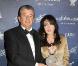 Tarak Ben Ammar et Isabelle Adjani sacrée meilleure actrice aux Globes de Cristal, à Paris, le 8 février 2010 !