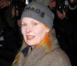 Vivienne Westwood à la présentation de Food, Inc., à Londres. 08/02/2010