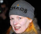 Vivienne Westwood à la présentation de Food, Inc., à Londres. 08/02/2010