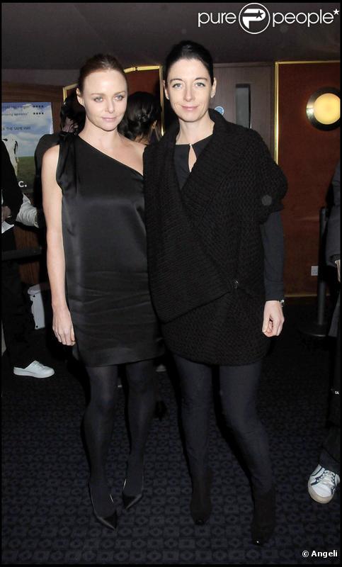 Stella McCartney et Mary McCartney à la présentation de Food, Inc., à Londres. 08/02/2010