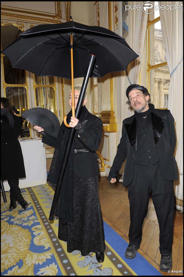 Denis Lavant à la présentation du 12e Printemps des poètes, au ministère de la culture, le 9 février 2010 !