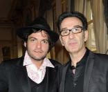 Matthieu Chedid et Robin Renucci à la présentation du 12e Printemps des poètes, au ministère de la culture, le 9 février 2010 !