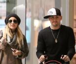 Nicole Richie et Joel Madden, même en promenade avec une poussette, ils ont le look !  