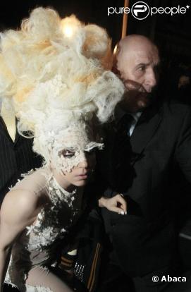 Lady Gaga à l'afterparty des Brit Awards. 17/02/2010