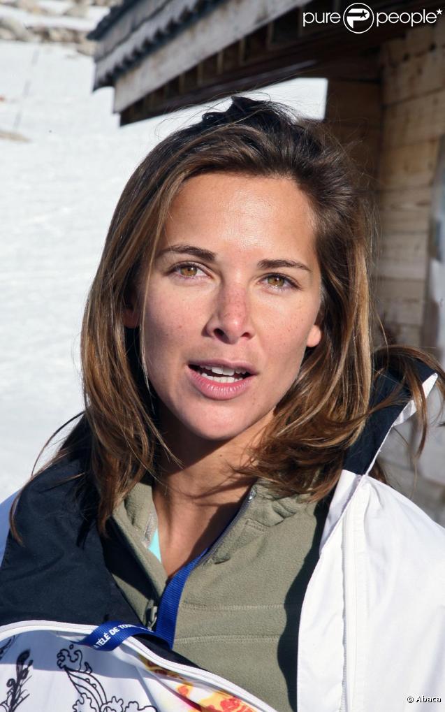 Melissa Theuriau aux sports d'hiver. une beauté naturelle !