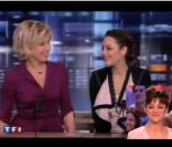 Marion Cotillard sur le plateau du Grand Journal de Canal +