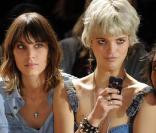 Alexa Chung et Pixie Geldof au défilé House of Holland 