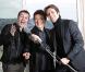 Emmanuelle Philibert de Savoie pose avec le ténor Luca Canonici et le chanteur de pop Pupo