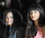 Janet Jackson et Jameel Jamil lors du défilé Vivienne Westwood, le 21 février 2010 à Londres