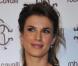 La belle Elisabetta Canalis toujours aussi élégante lors de la soirée Roberto Cavalli à Milan à l'occasion de la Fashion Week le 28 février 2010