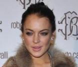 Lindsay Lohan lors de la soirée Roberto Cavalli à Milan à l'occasion de la Fashion Week le 28 février 2010