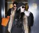 A la sortie d'une défilé de mode, Lindsay Lohan se rend à l'aéroport de Milan et ne peut s'empêcher de s'en prendre aux paparazzi présents en leur jetant une canette de RedBull le 1er mars 2010