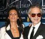 Andrea Bocelli et sa compagne Veronica Berti,  à la soirée d\'ouverture du 5ème festival du film, de la mode et de l\'art italien à Hollywood, le 1er mars 2010