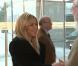 Shakira arrive pour recevoir sa médaille, décernée par l'Organisation Internationale du Travail, mercredi 3 mars.