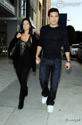 Mario Lopez et sa chérie Courtney Mazza à Hollywood