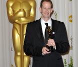 Pete Docter, lauréat pour Là-haut, dans la ''press room'' des Oscars le 7 mars 2010