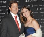 Chabeli Iglesias, fille de Julio, avec son mari Christian 