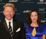 Boris Becker et sa femme lors de la soirée des Laureus World Action Sportsperson of the Year à Abou Dabi le 10 mars 2010
